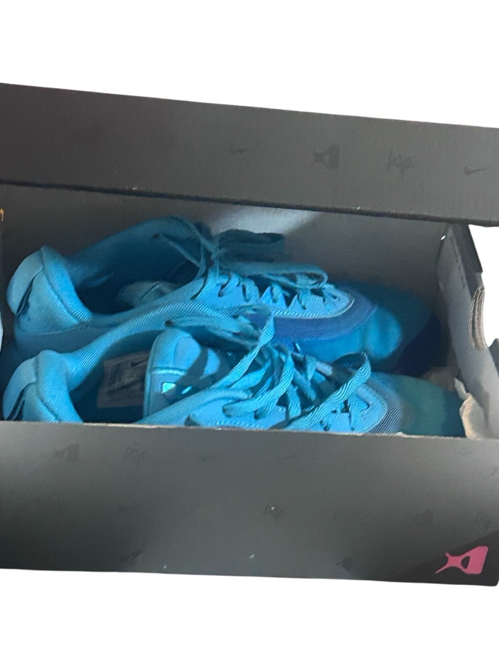 Nike Kids Teal/Blue Lace-Up Sneakers